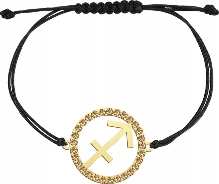 Radziszewska Jewellery Pozłacana Bransoletka Znak Zodiaku STRZELEC