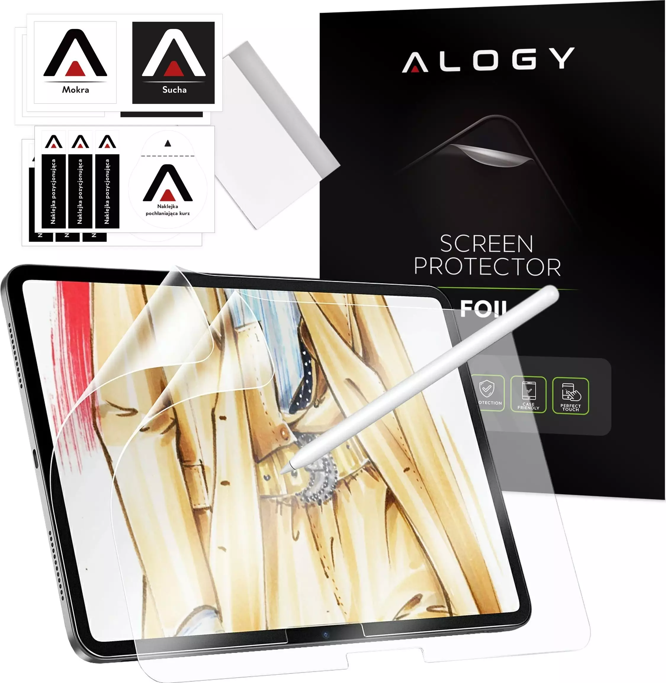 Alogy 2x Folia matowa Alogy Matte Paper Screen Feel do Apple iPad Air 6 11" 2024