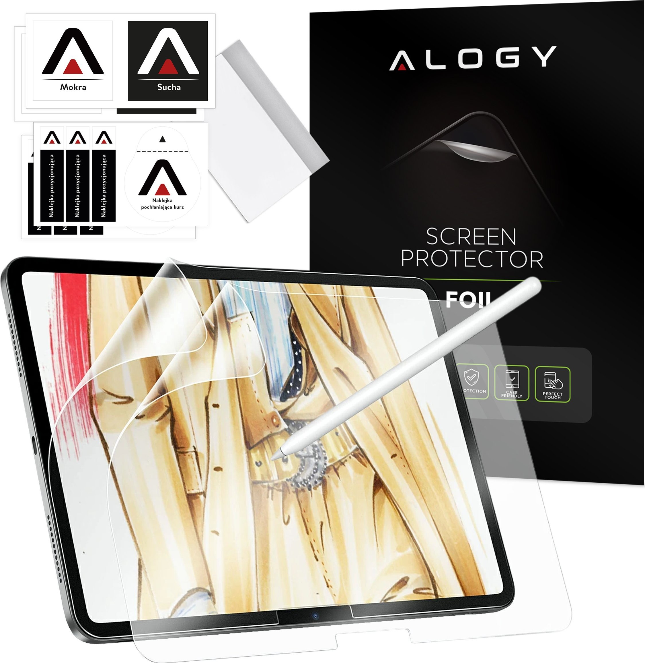 Alogy 2x Folia matowa Alogy Matte Paper Screen Feel do Apple iPad Air 6 11" 2024