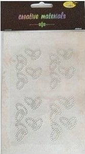 Teka Obr±czki akrylowe 16szt srebrne