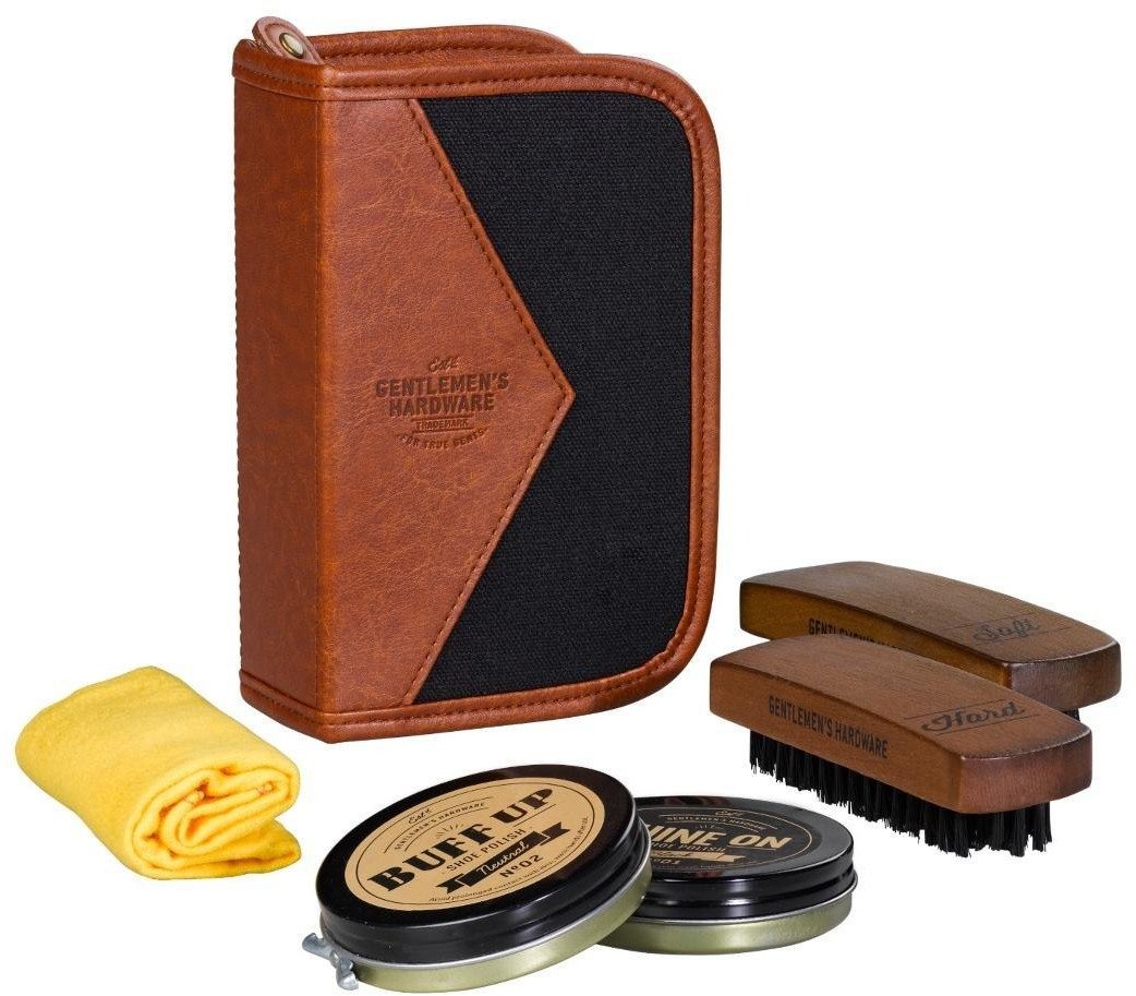 Gentlemens Hardware Zestaw do butów Charcoal Shoe Shine Kit