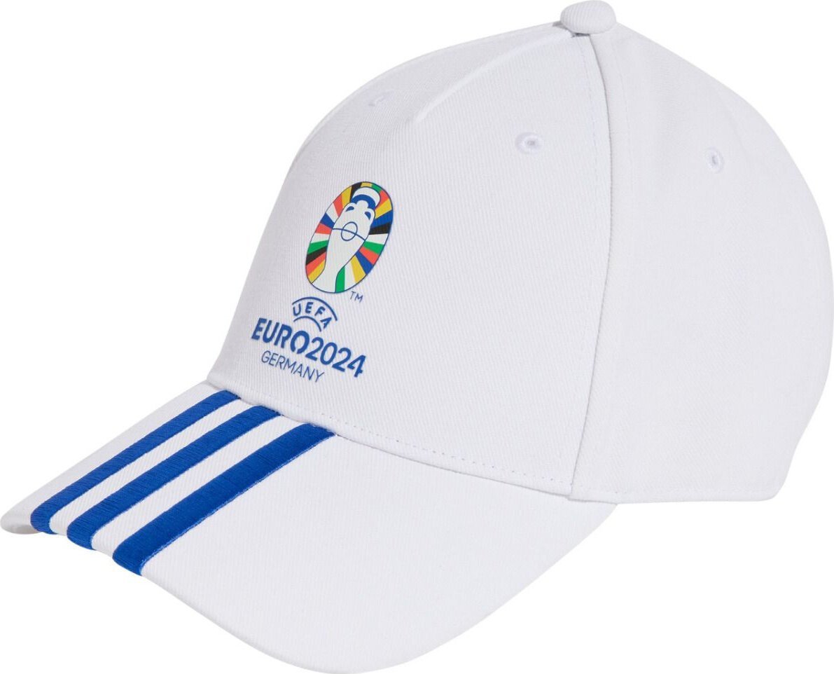 Adidas Czapka z daszkiem adidas UEFA EURO24 Official Emblem biała IT3314 Dorośli S/M