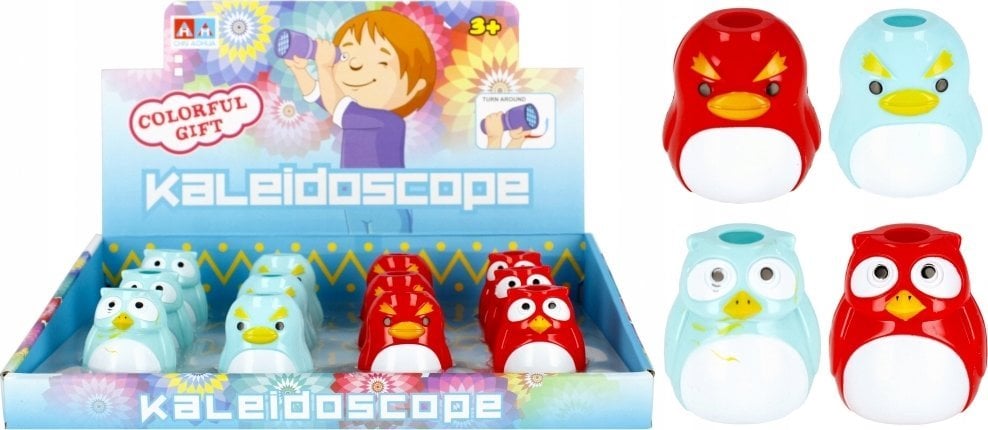 Mega Creative KALEJDOSKOP PINGWIN 5CM MIX4 MC DISP 12/144/288