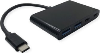HUB USB Value VALUE Hub USB 3.2 Gen 2, 4x (2x A+ 2x C), kabel połączeniowy typu C