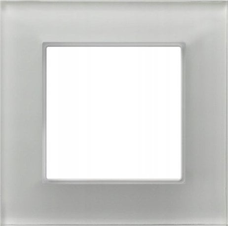 Ospel Ramka pojedyncza Aria Prestige Ospel białe szkło R-1UGC/31/00