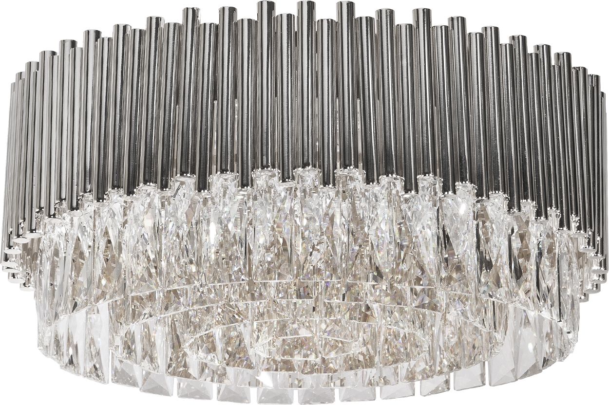 Lampa sufitowa Witek Home Plafon kryształowy Stic Chrome 60181/13