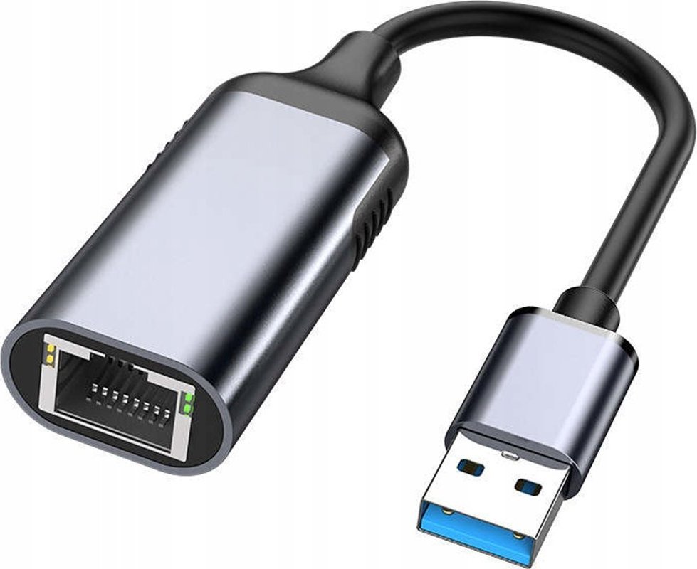 Adapter USB Co2 CO2 PRZEJŚCIÓWKA USB-A ETHERNET ADAPTER KARTA SIECIOWA LAN GIGABIT RJ45 1000MBPS