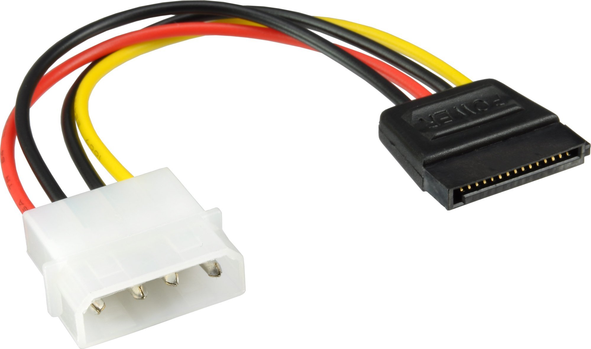 Kabel zasilający InLine InLine® SATA Power Cable 1x 5.25" to SATA 0.3m