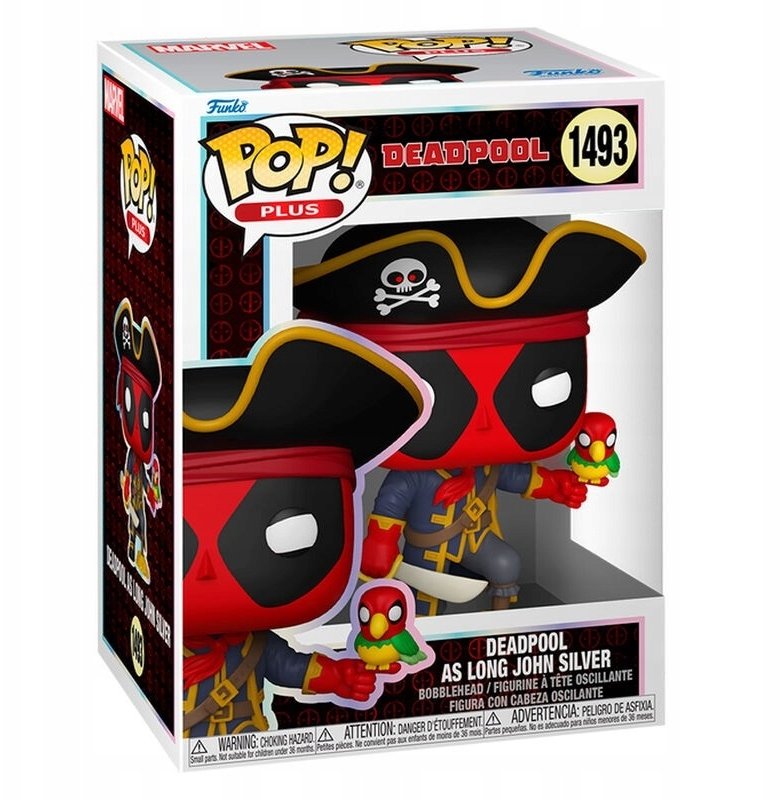 Figurka Mattel FUNKO POP! Figurka winylowa: Marvel: Deadpool (as Long John Silver), 9 cm