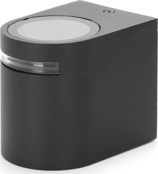 Kinkiet Aigostar Kinkiet lampa ścienna czarna GU10 Metalowa jednokierunkowa lampa ścienna czarna bez źródła