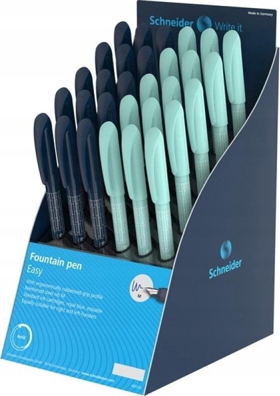 Schneider Display piór wiecznych SCHNEIDER Easy, M, 30 szt., mix kolorów