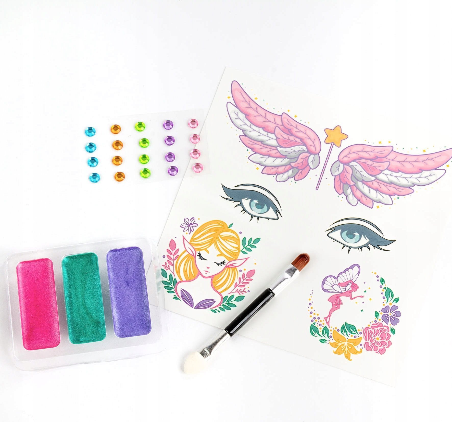 Derform FARBY DO TWARZY 3KOL AKC WROZKA DERF KIDEA B/C