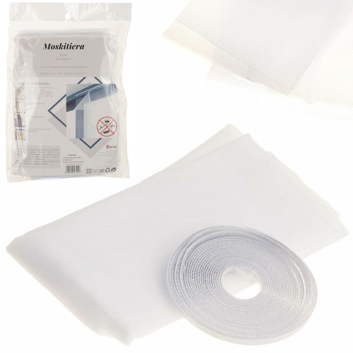 ZW74 Moskitiera siatka na okno 150/180 NA KOMARY