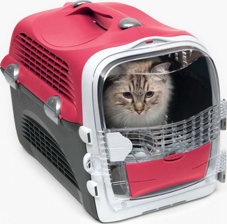 Catit Transporter Catit Design Cabrio, czerwony/szary