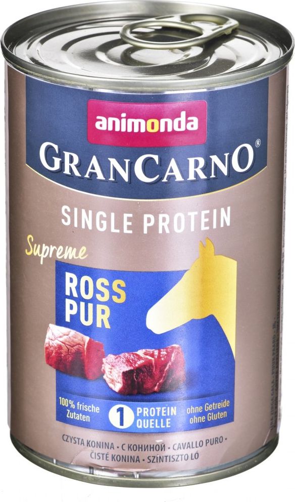 Animonda GranCarno Single Protein smak: konina - puszka 400 g