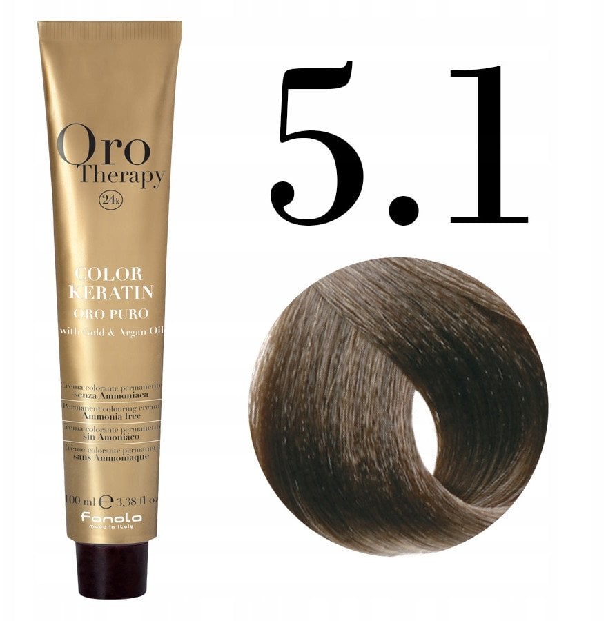 Fanola Oro Therapy Color Keratin Oro Puro 5.1 100 ml