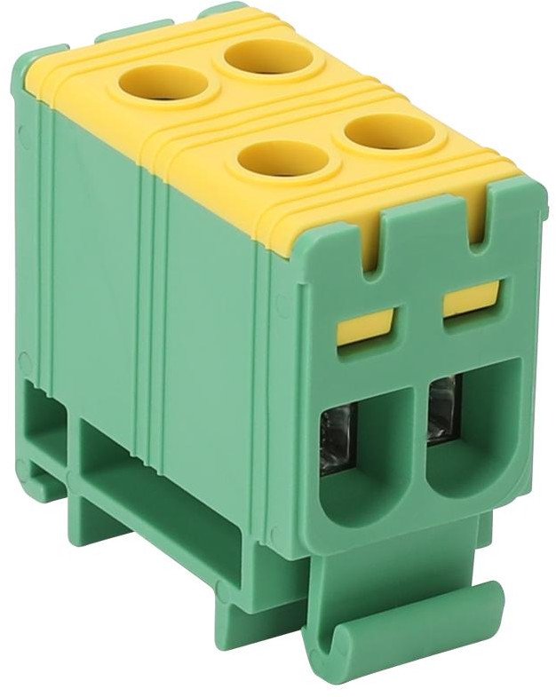 Złączka kompaktowa na szynę, zielona 1.5-16mm2 FLEAL-16/2ZS