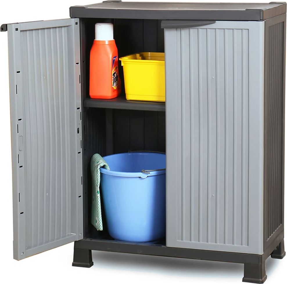 Szafa ogrodowa vidaXL Szafka plastikowa, 68x39x92 cm