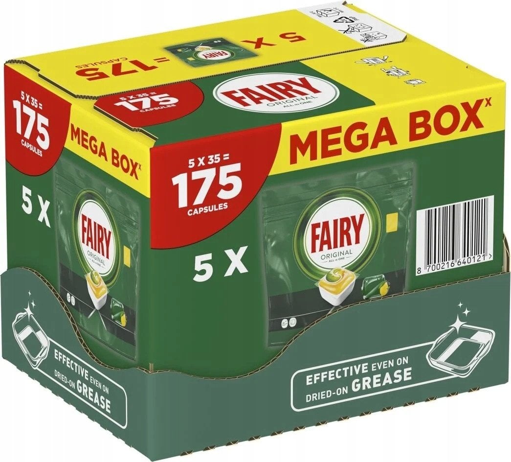 Fairy Tabletki do zmywarki Original All In One Lemon 175 szt.