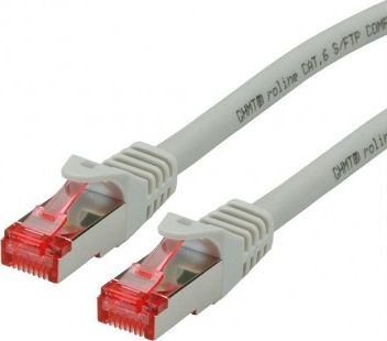 Roline ROLINE S/FTP Patchcord Cat.6 Component Level, LSOH, szary, 0.5 m