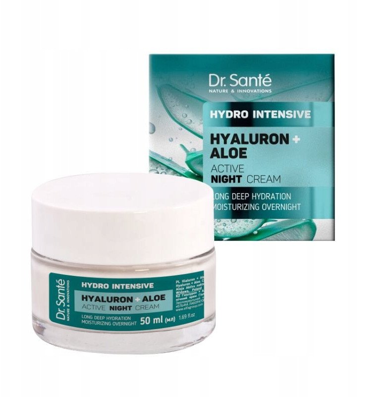DR.SANTE Hydro Intensive Aktywny krem na noc Hyaluron+Aloe 50 ml