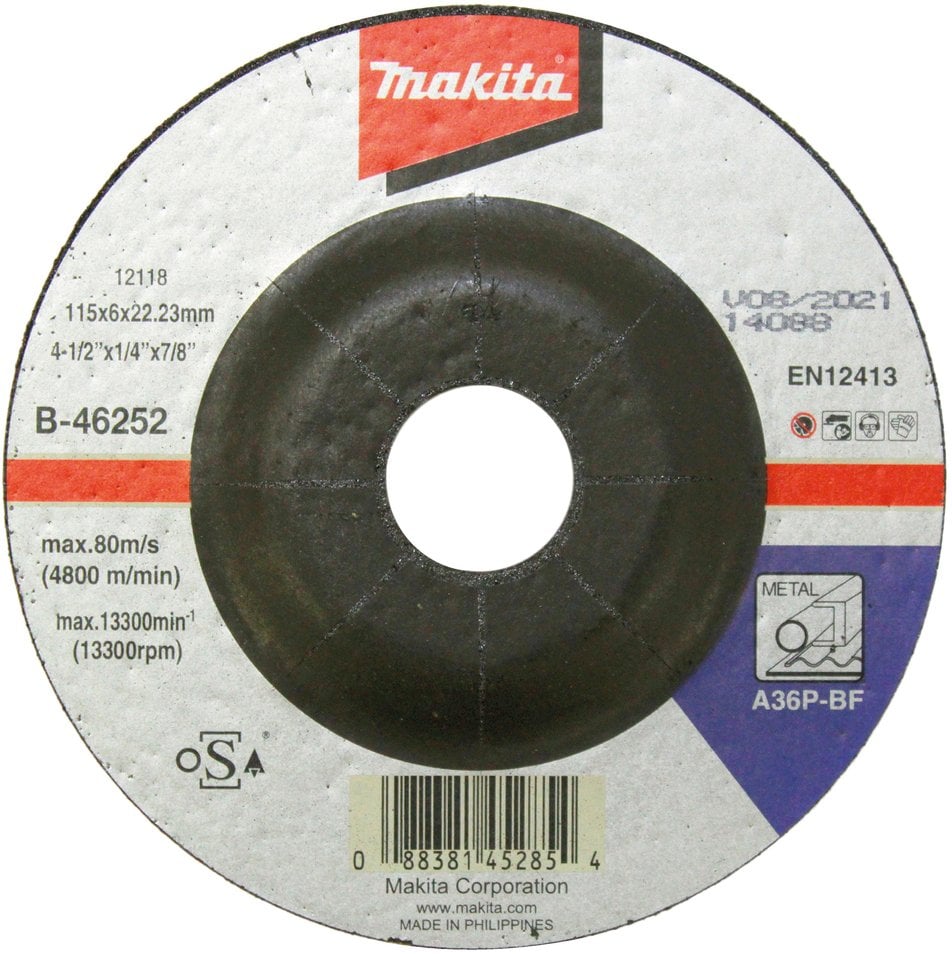 Makita Tarcza szlifierska 115x6mm stal