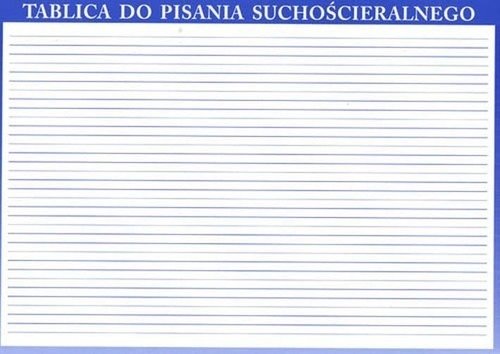 Tablica do pisania suchościeralnego