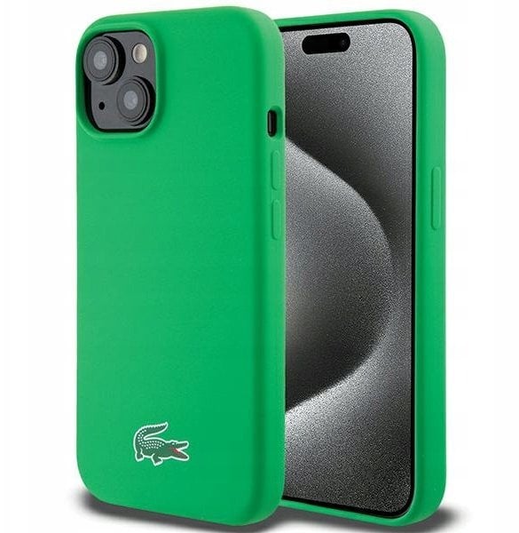 Lacoste LCHMP15MSLON iPhone 15 Plus / 14 Plus 6.7" green/green hardcase Silicone MagSafe