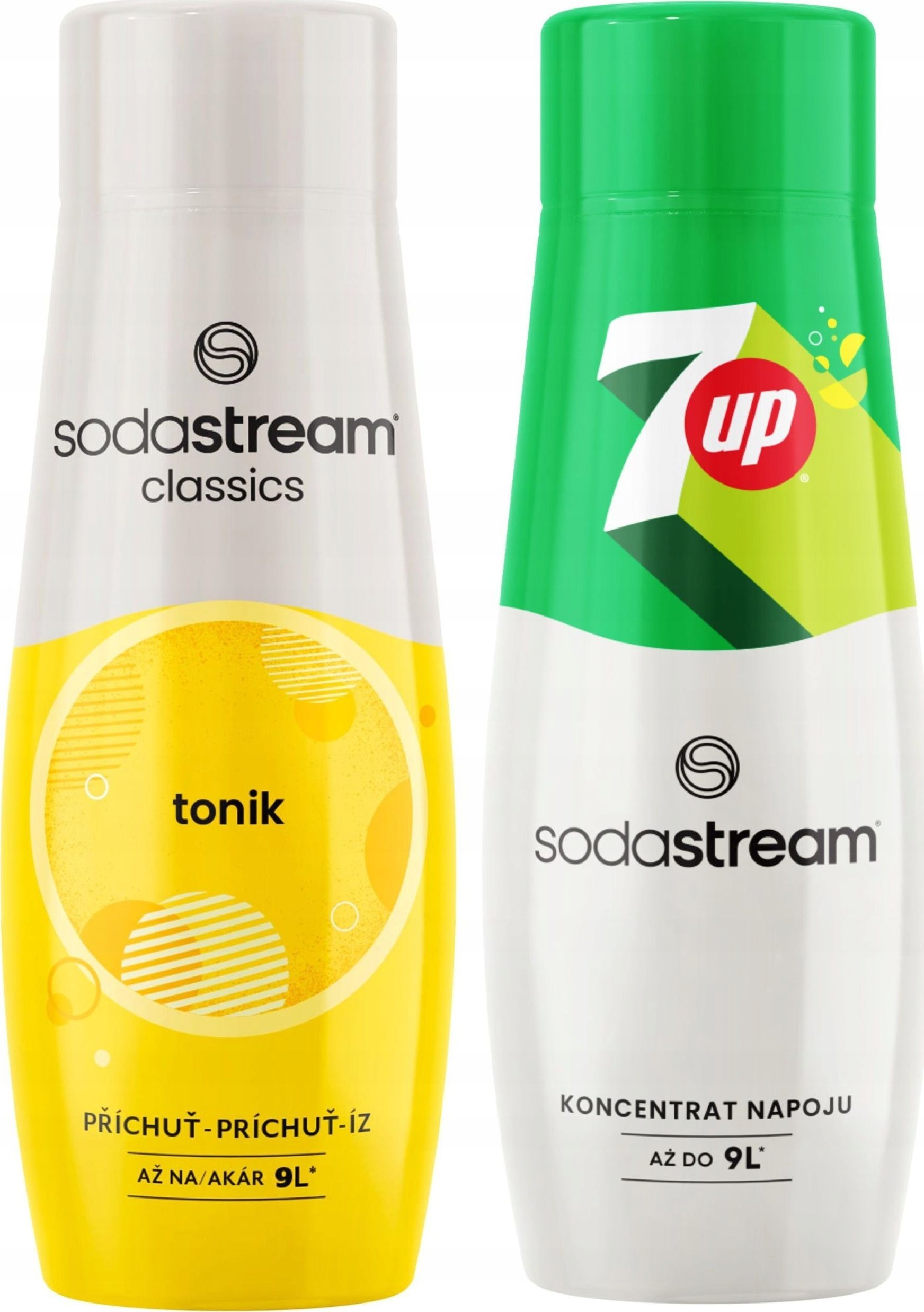 2x Syrop SODASTREAM TONIC TONIK + 7UP Koncentrat Sok do Wody Saturatora