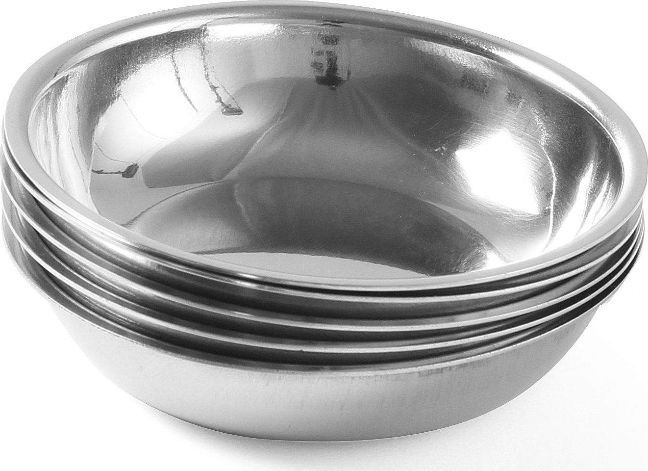 Hendi Salaterka miseczka ze stali nierdzewnej śr. 100mm zestaw 4szt. - Hendi 452325 Salaterka miseczka ze stali nierdzewnej śr. 100mm zestaw 4szt. - H