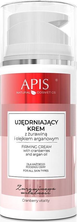 Apis Cranberry Vitality ujędrniający krem do twarzy z żurawiną dla każdego rodzaju cery 100ml
