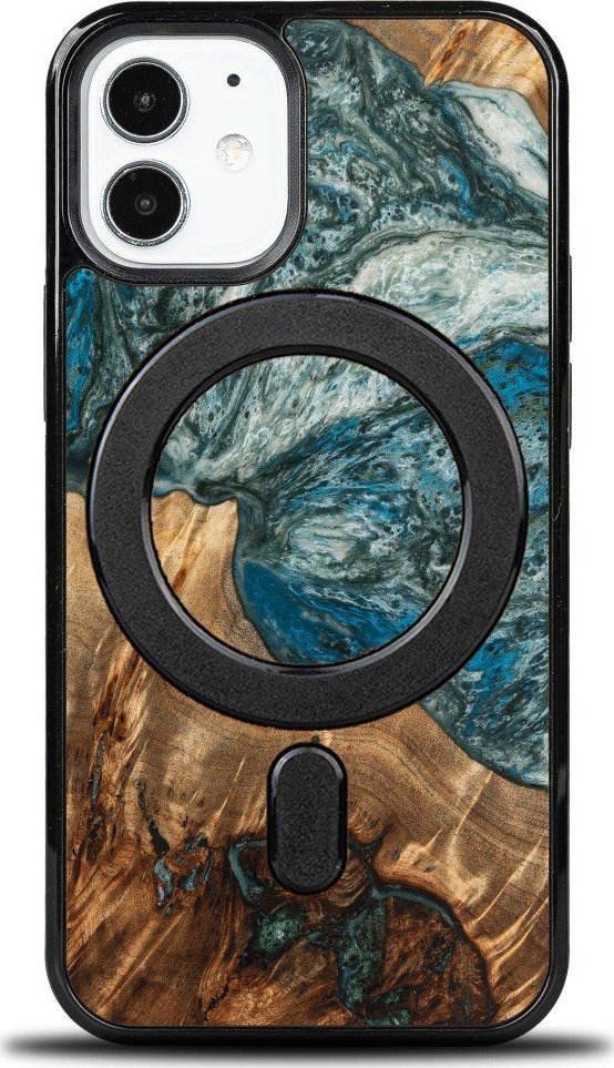 BeWood Etui Bewood Unique na iPhone 12 Mini - Planets - Ziemia z MagSafe