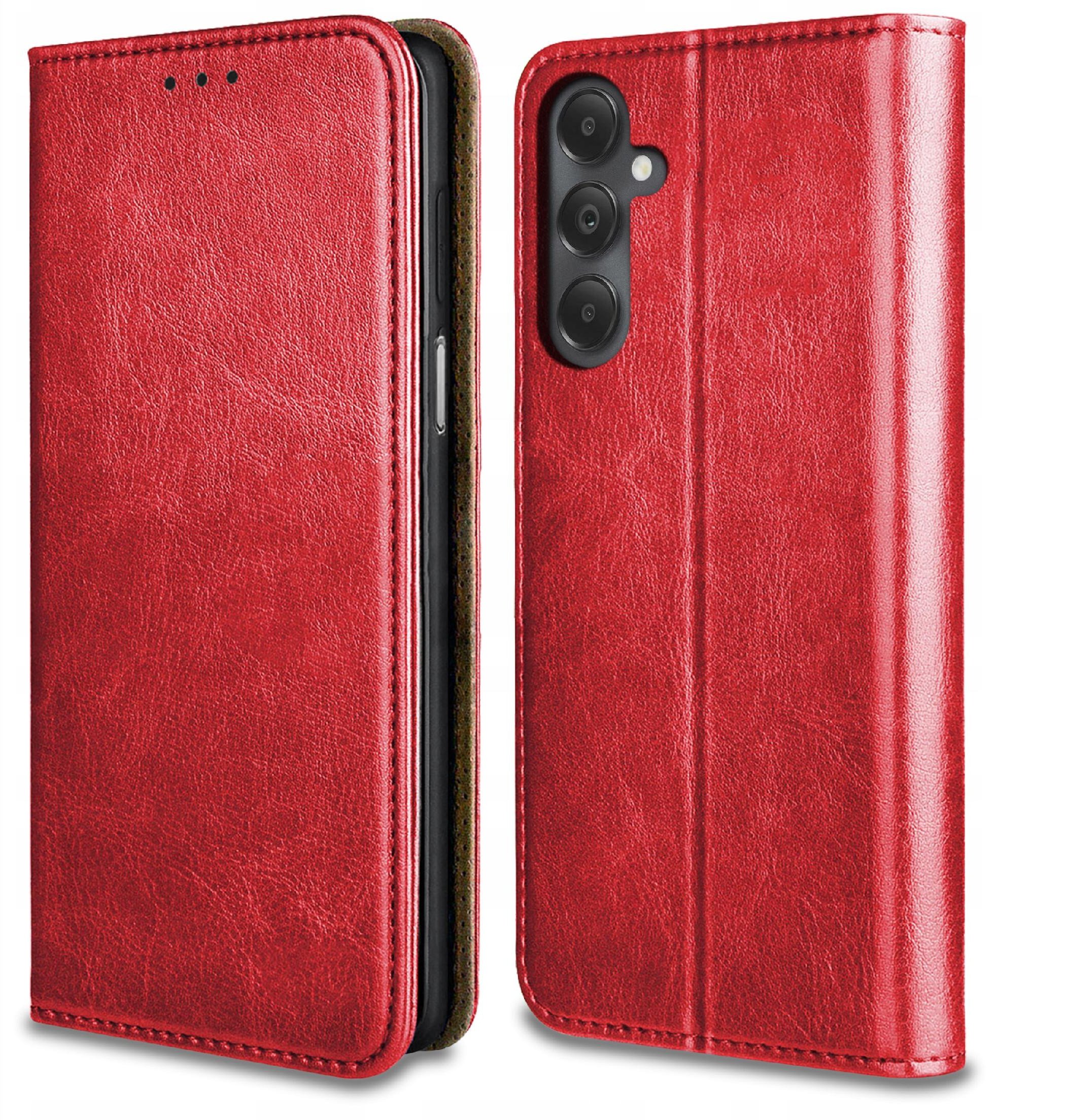 Etui do Samsung Galaxy A15 4G | A15 5G SKÓRZANE PORTFEL MAGNETYCZNE + SZKŁO