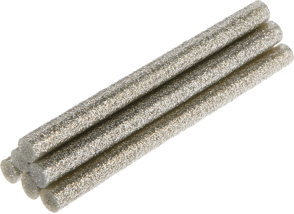 Wkłady klejowe Topex 11 mm x 100 mm srebrne 6 szt. 42E192