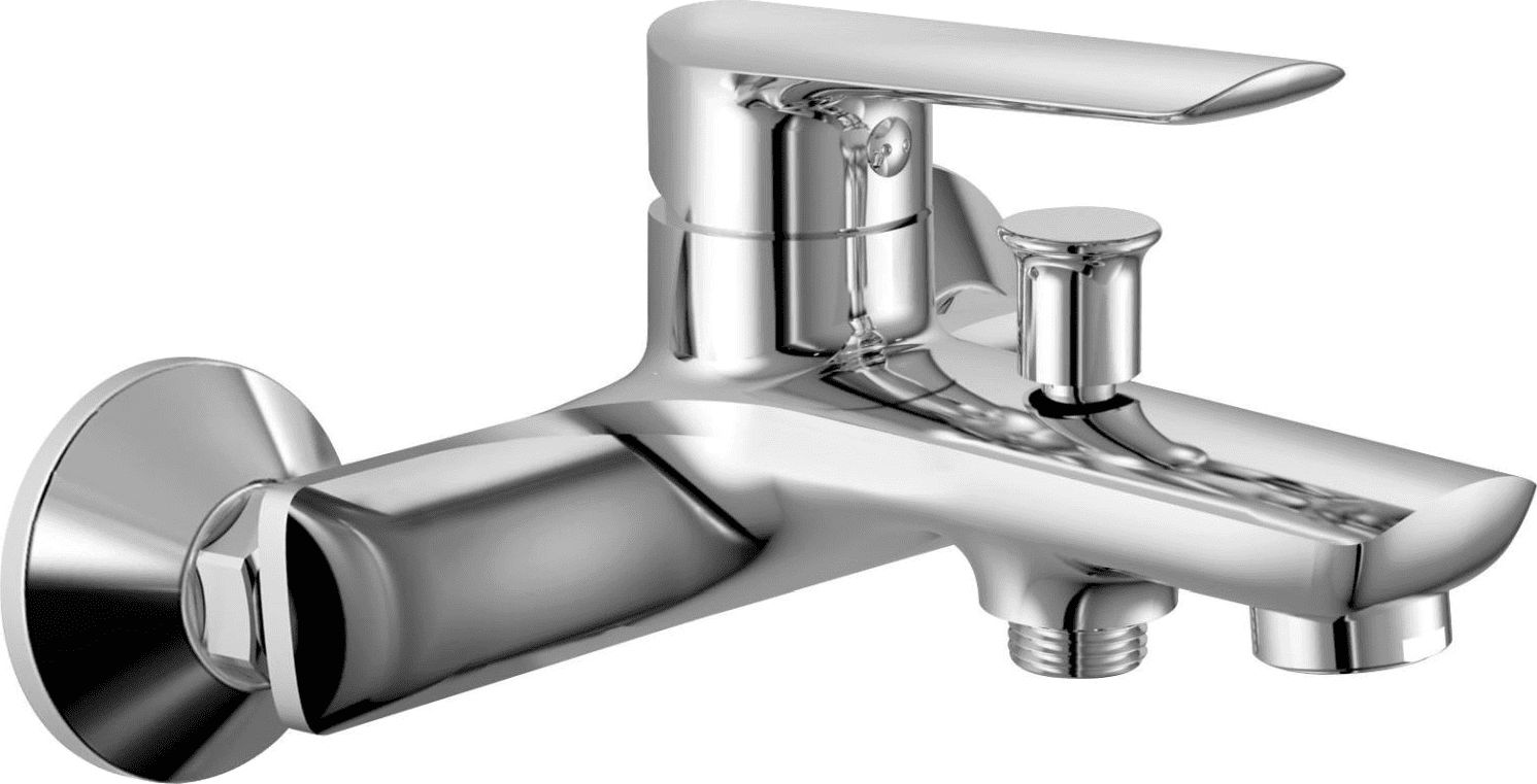 Bateria wannowa KFA Tanzanit ścienne chrom (5024-010-00)