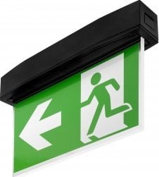 Intelight Oprawa ewakuacyjna natynkowa SUPREMA LED D-std SA 3H AT IP54 NT BLK / INLEWA 93994