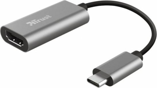 Adapter USB Trust USB-C - HDMI Srebrny (23774 )