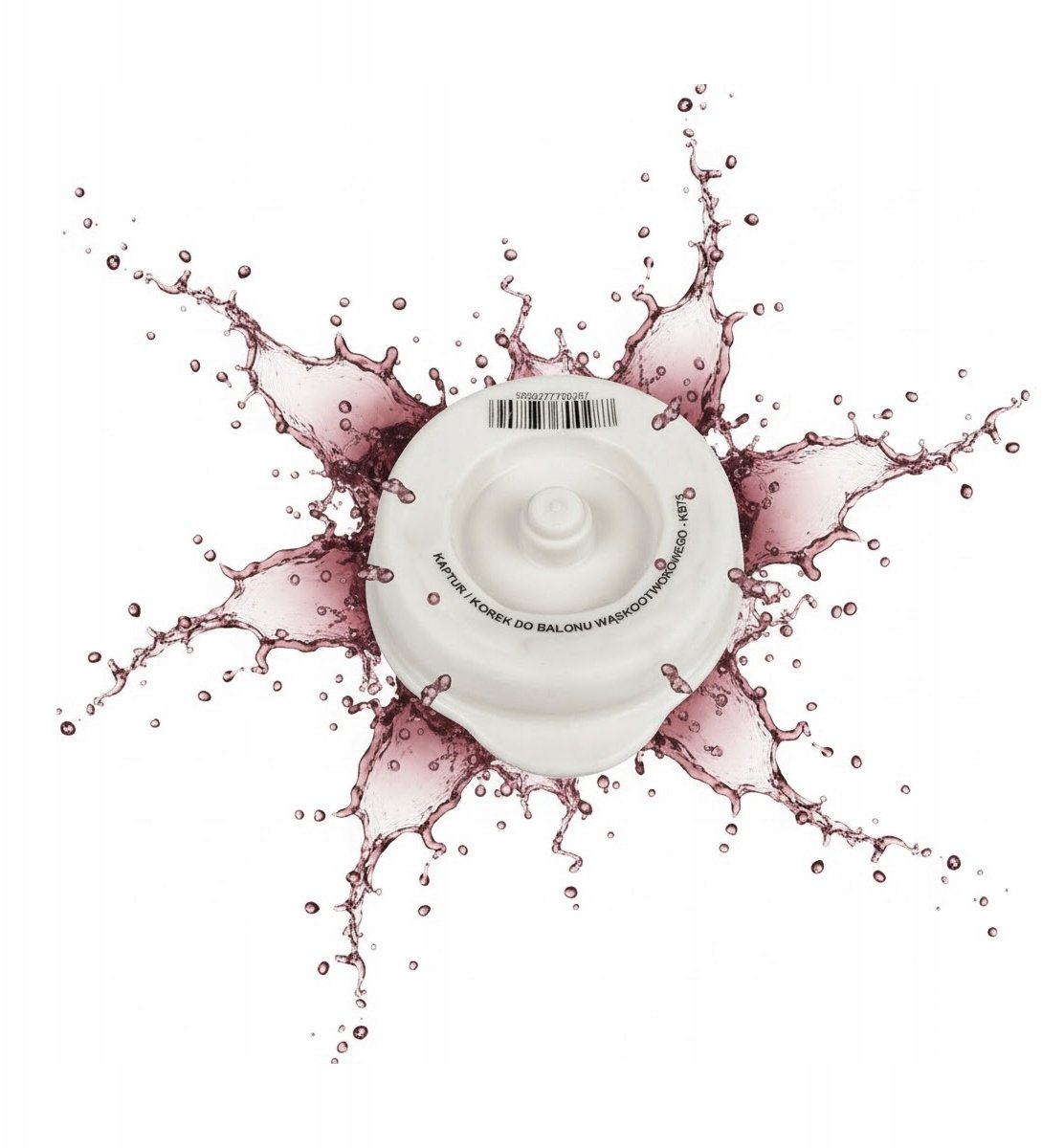 KOREK GUMOWY do BALONÓW Fi75 KAPTUR do wina do gąsiora wąskoszyjkowego