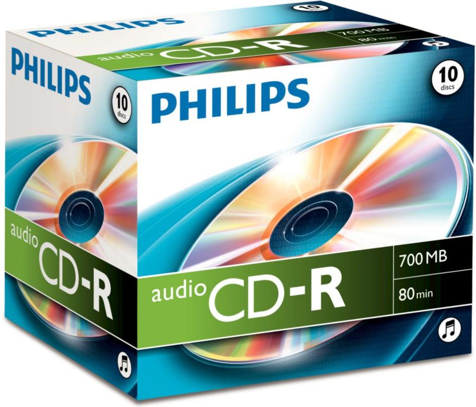 Philips CD-R 700 MB 52x 10 sztuk (CR7AONJ10/00)
