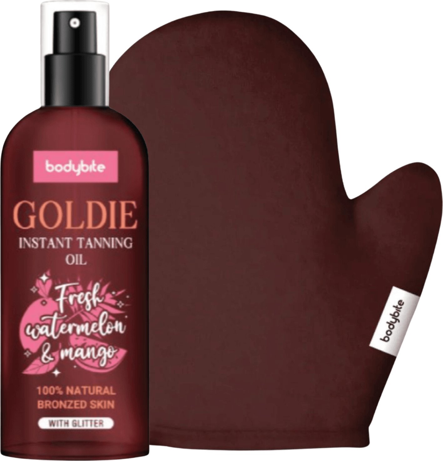 Bodybite Bodybite Goldie Olejek Przyspieszający + Rękawica