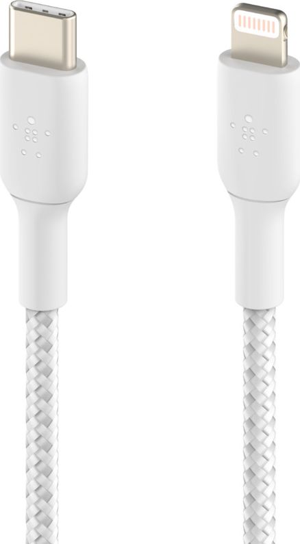 Kabel USB Belkin USB-C - Lightning 2 m Biały (CAA004bt2MWH)