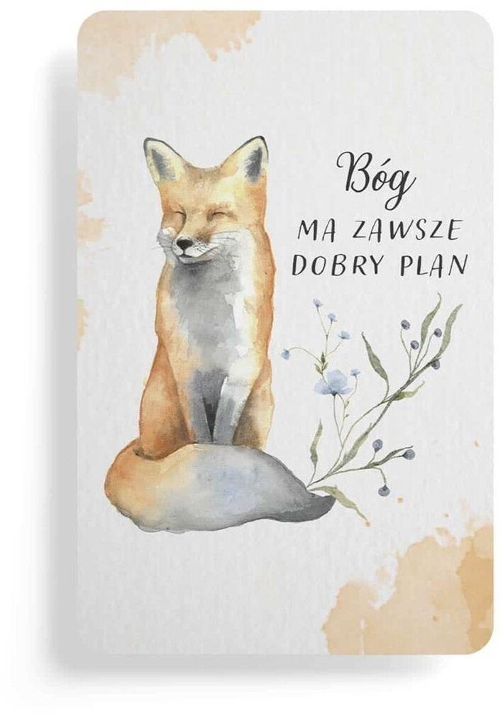 Magnes na lodówkę - Bóg ma zawsze dobry plan