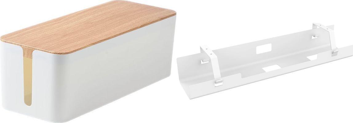 Organizer Mozos Organizer Mozos Maskownica Biały 1 sztuka (KBO-LW-WOOD) + Organizer Biały 1 sztuka (OCUD11-WH)