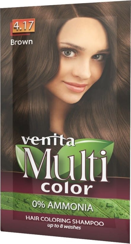 VENITA_MultiColor szampon koloryzujący 4.17 Brąz 40g