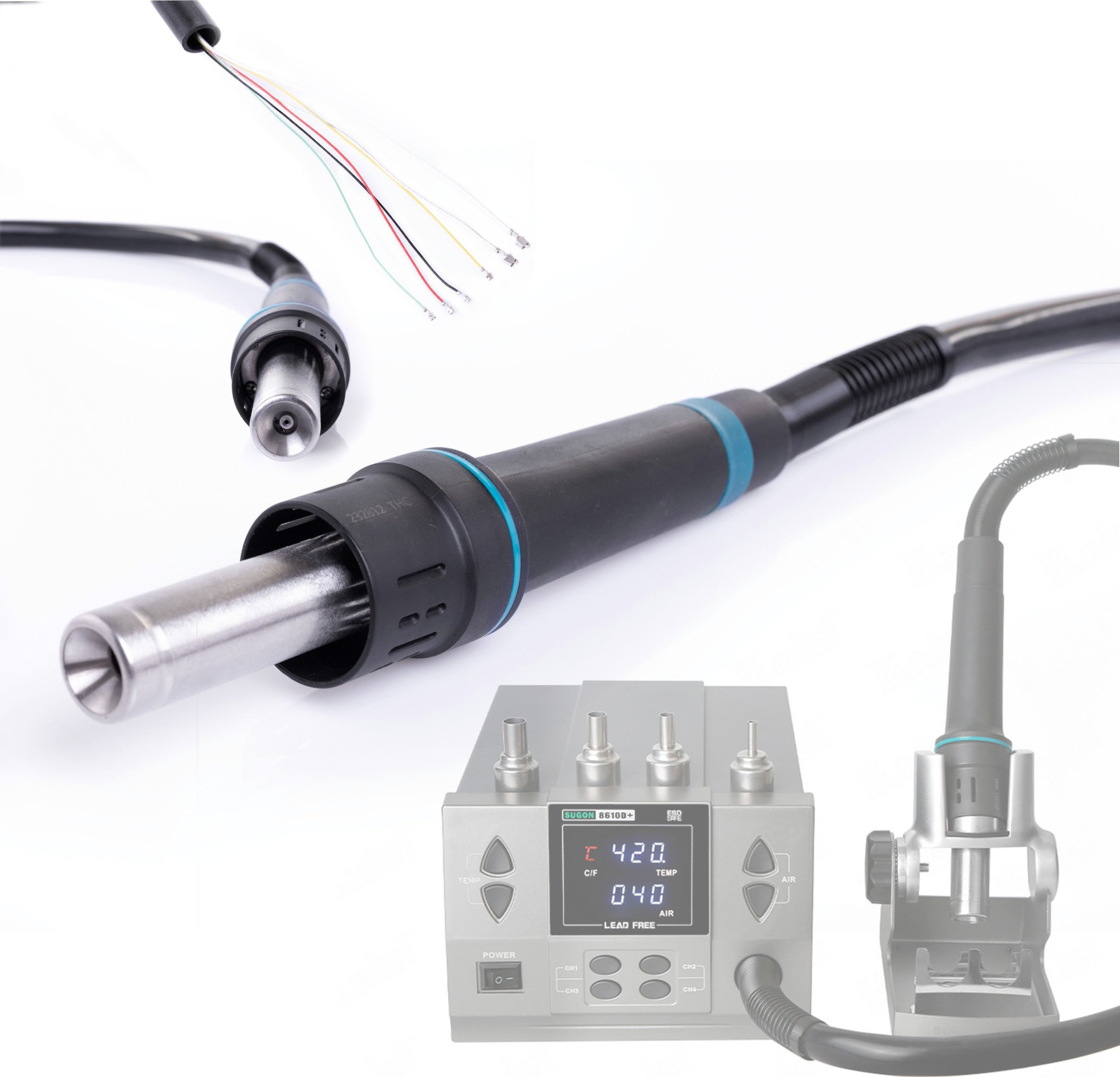 Kolba na Gorące Powietrze do Stacji Hot-Air Sugon 8610D+