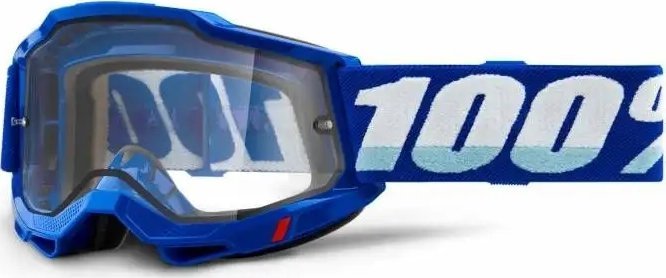 100% Gogle 100% ACCURI 2 ENDURO MOTO BLUE (Szyba Przezroczysta Podwójna) (NEW)