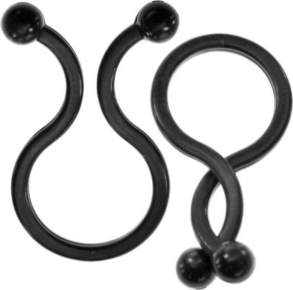 Organizer InLine Linka zaciskowa Czarny 10 sztuk (59966K)