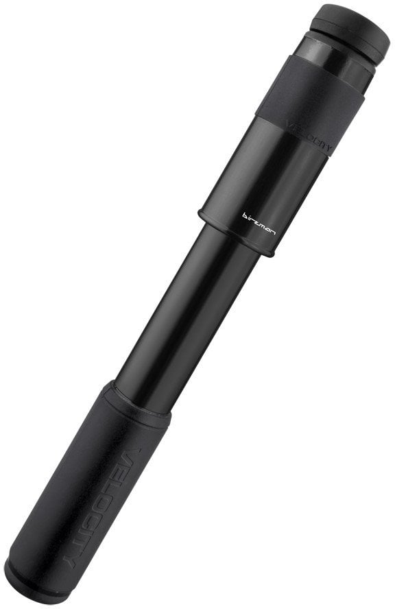 Pompka ręczna BIRZMAN Velocity Road Black (Presta/Schrader), 160psi/11bar, Długość 193mm, CNC, Czarna (NEW)