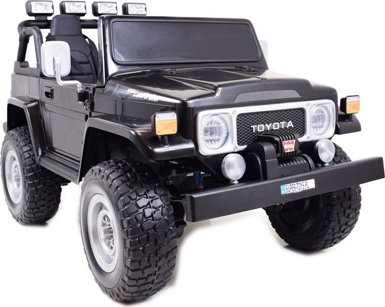 Import SUPER-TOYS TOYOTA LAND CRUISER NA AKUMULATOR WERSJA 4X4, 320 WAT DLA 2 DZIECI/S316