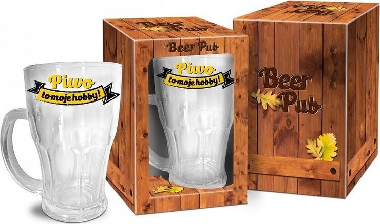 BGtech Kufel do Piwa 480 ml Piwo to moje hobby uniwersalny